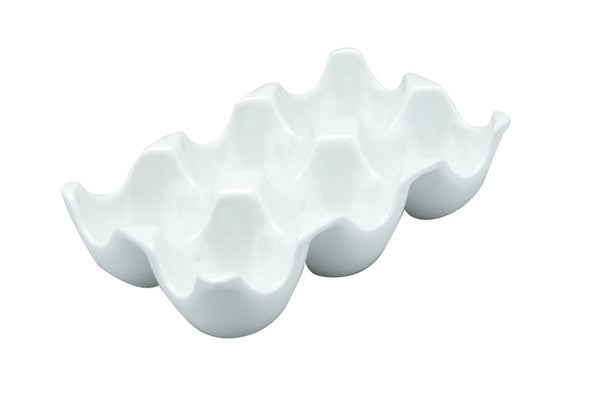 White Ceramic Egg Holder