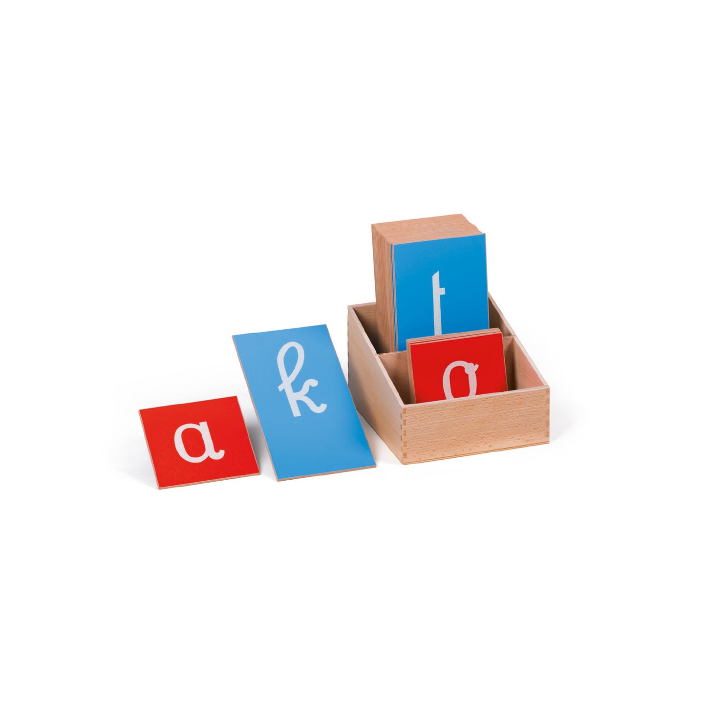 GonzagArredi Lower Case Sandpaper Letters: European cursive (NL)
