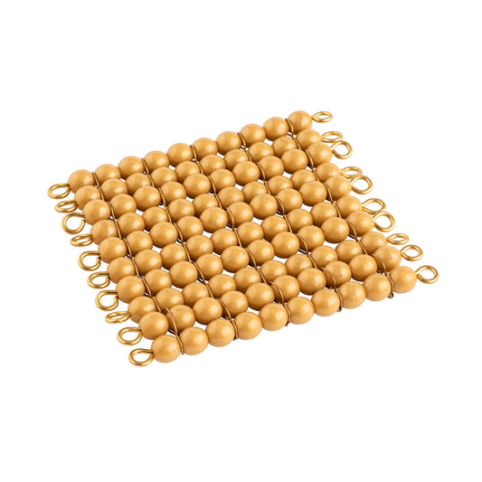 GonzagArredi Golden Beads Square of 100: Individual Beads (NL)