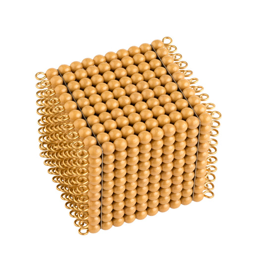 GonzagArredi Golden Beads Cube of 1000: Individual Beads (NL)