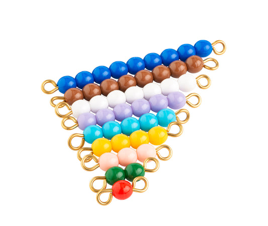 GonzagArredi Coloured Bead Stair 1-9:  Individual Beads: 1 Set (NL)