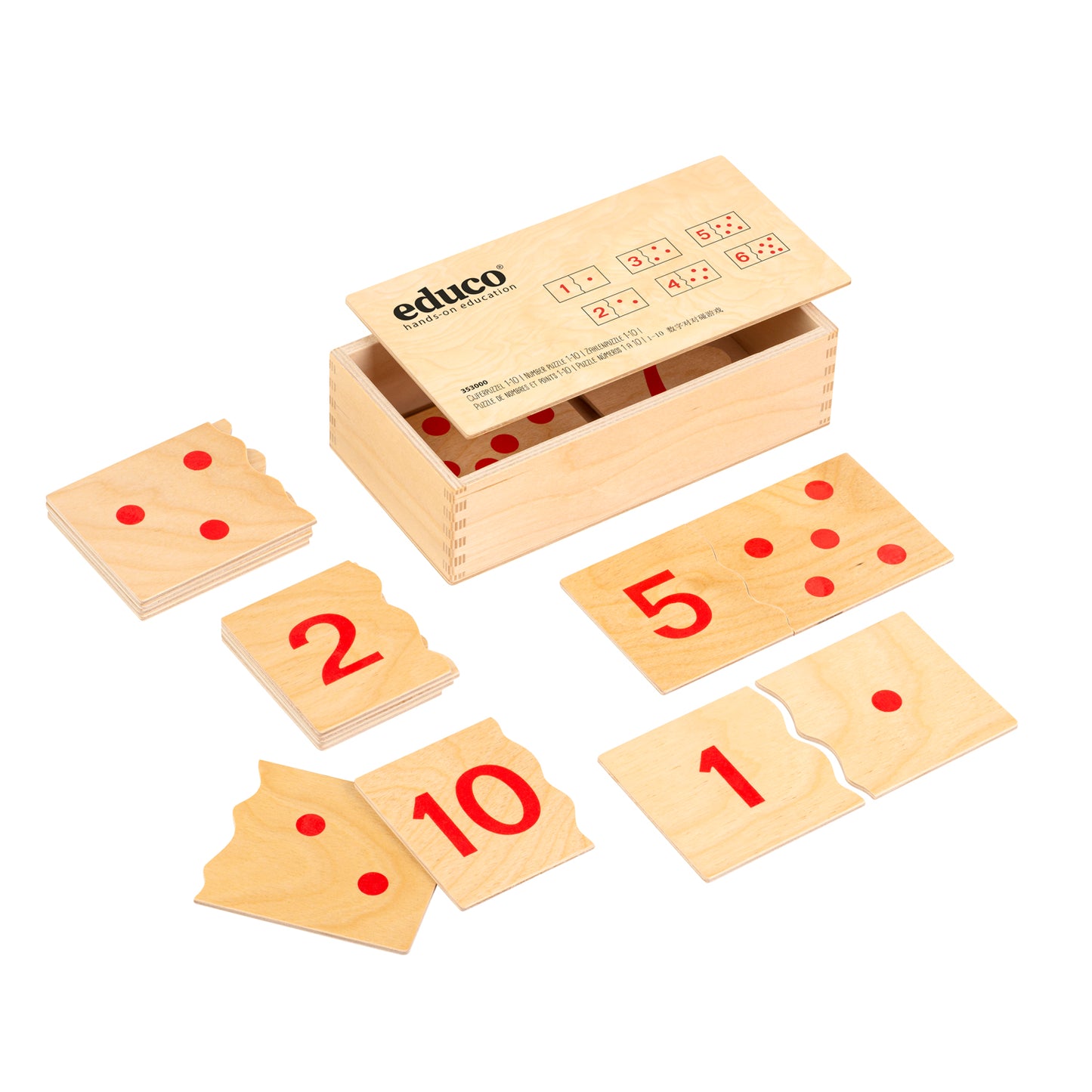 Number puzzle 1-10