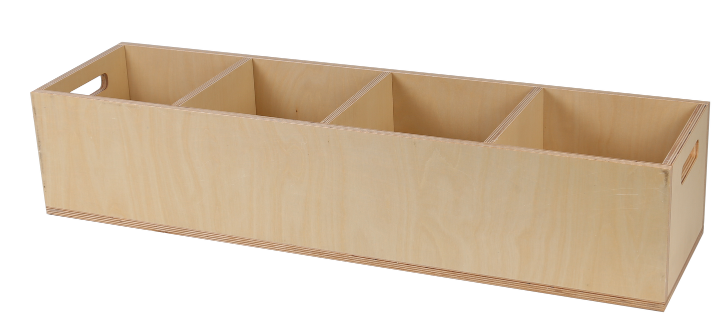 4-COMPARTMENT BENCH 22cm H (NL)