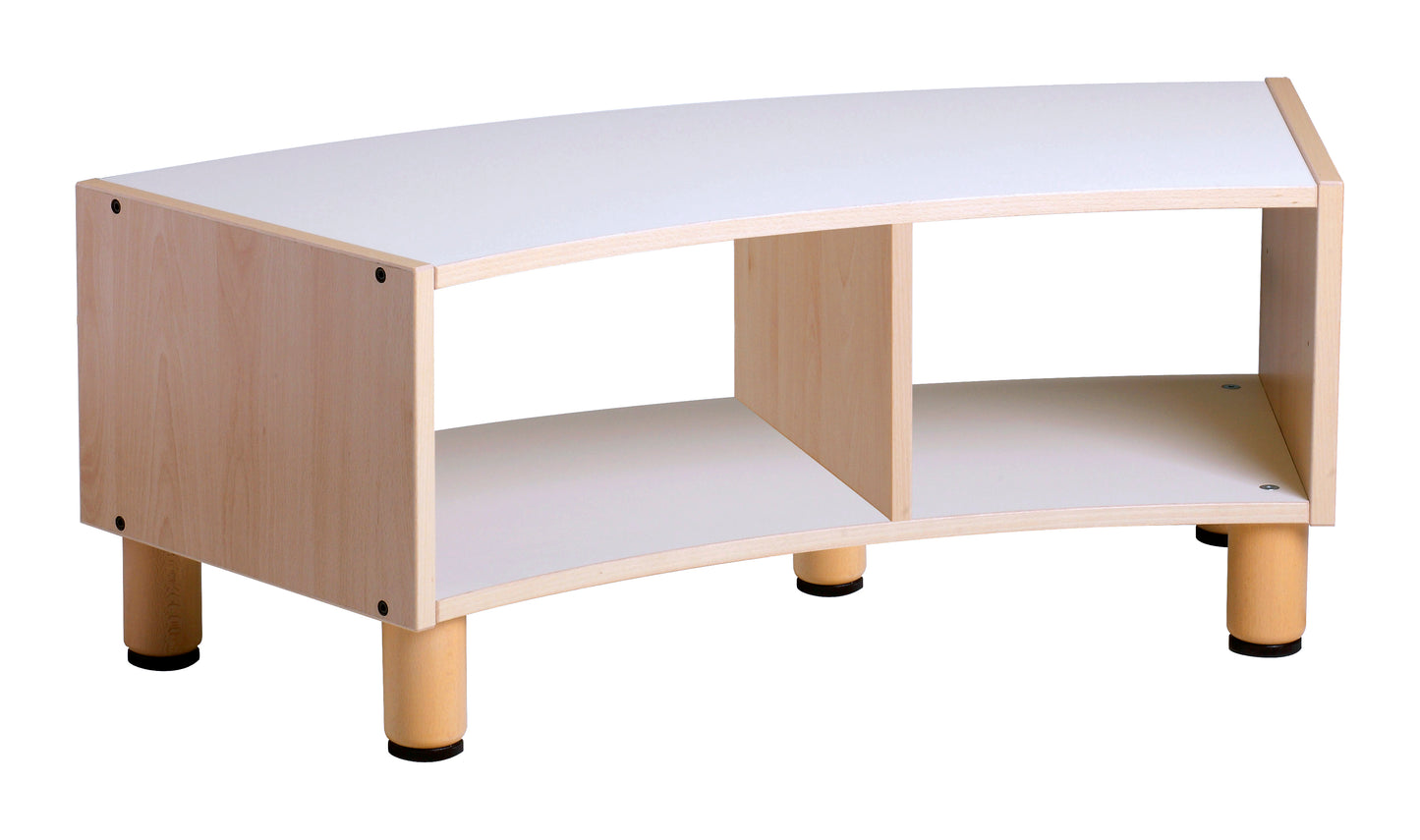 TODDLER 45° CURVED OPEN 1-LAYER CABINET 40cm H (NL)