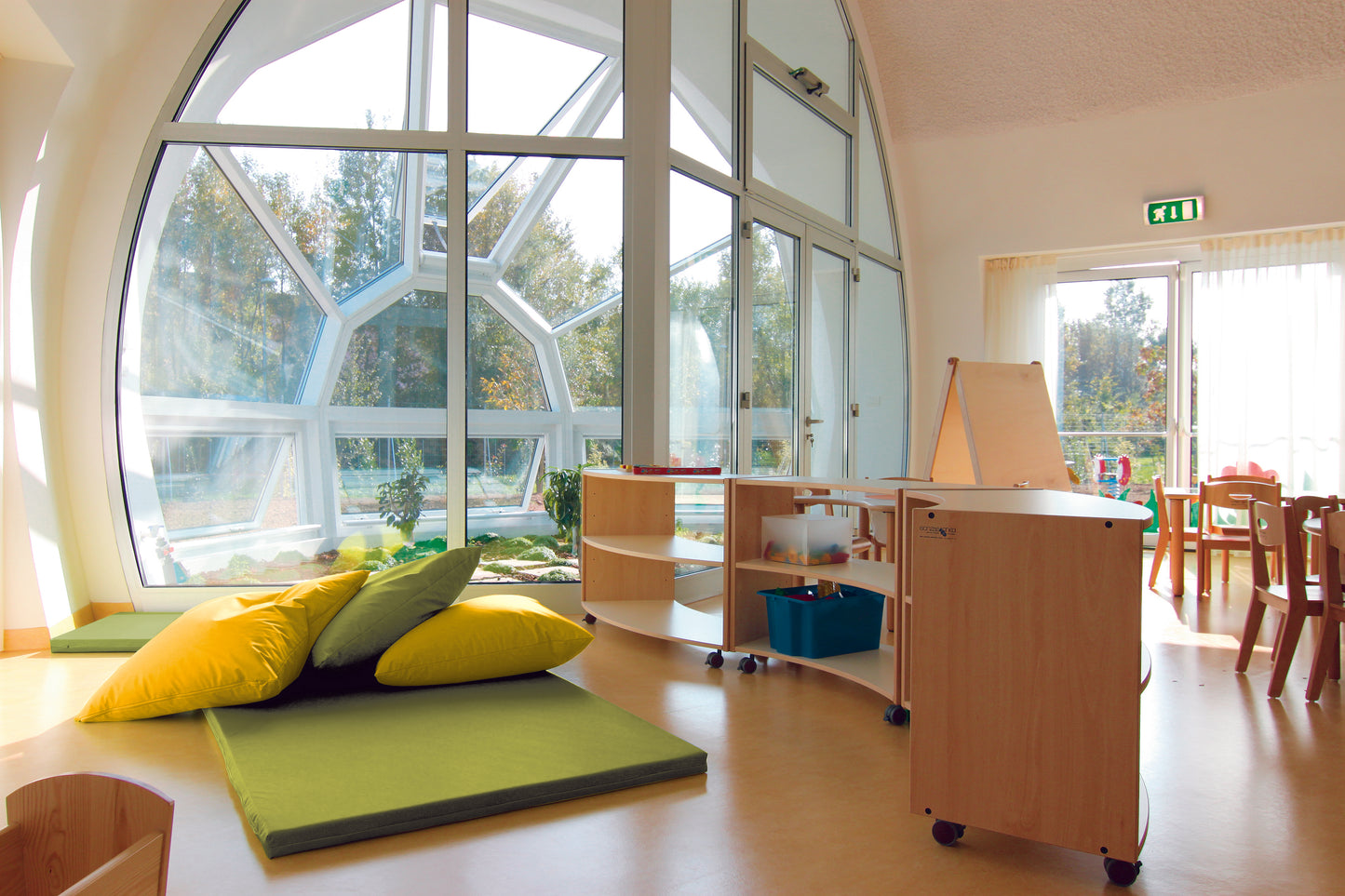 45° CURVED OPEN 2-LAYER CABINET 70cm H (NL)