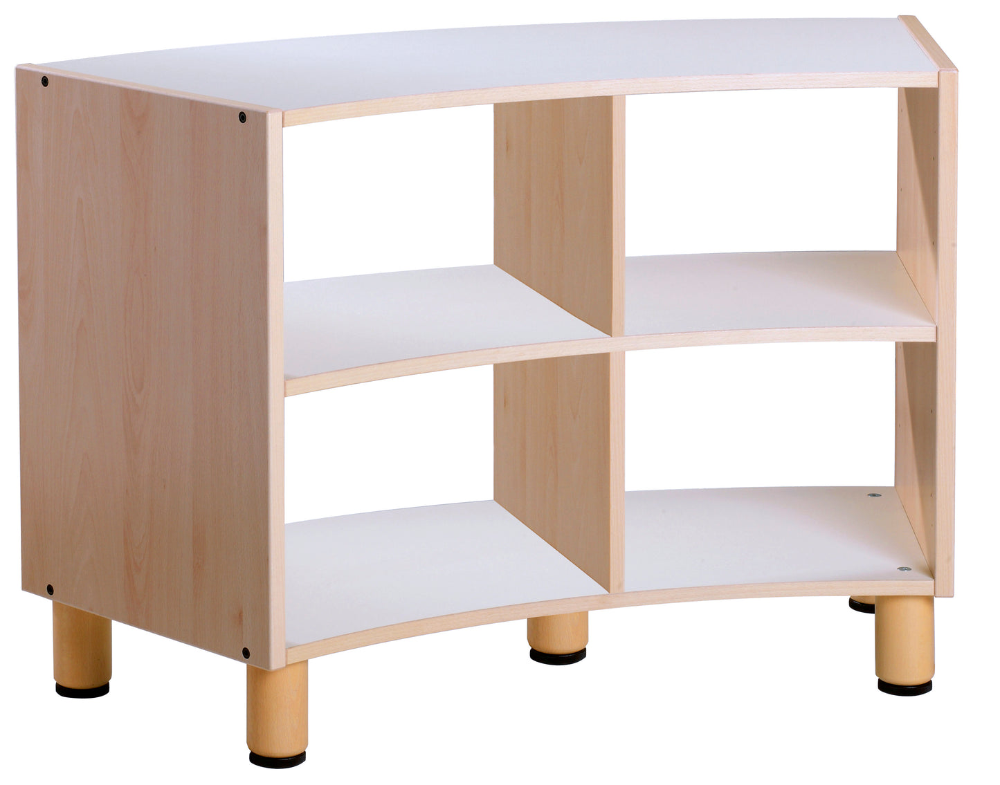45° CURVED OPEN 2-LAYER CABINET 70cm H (NL)
