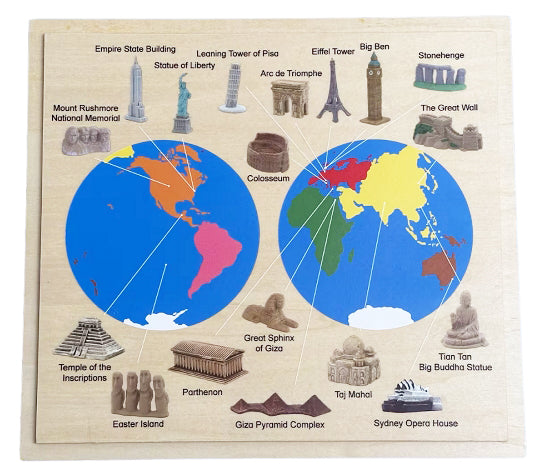 World Landmarks Continent Box