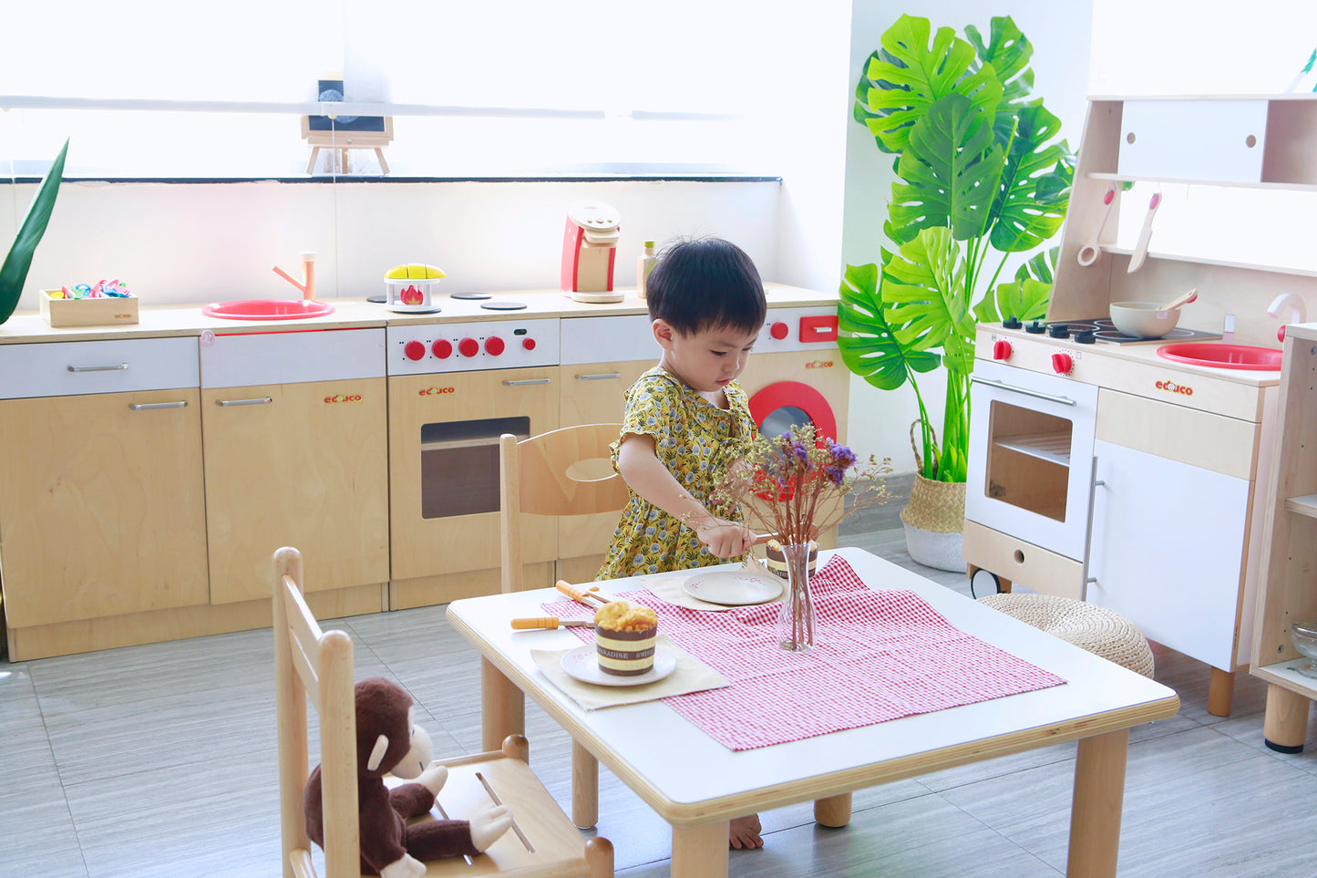 SQUARE WOODEN TABLE TOP - 60x60cm (NL)