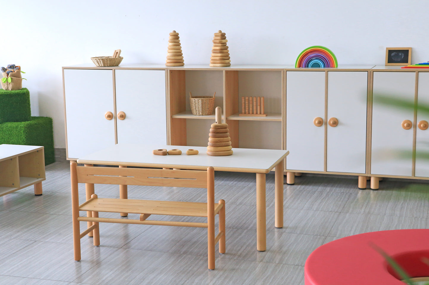 2-LAYER SMALL DIVIDED CABINET 70cm H (NL)