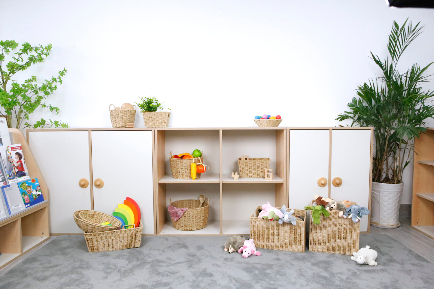 2-LAYER SMALL DIVIDED CABINET 70cm H (NL)