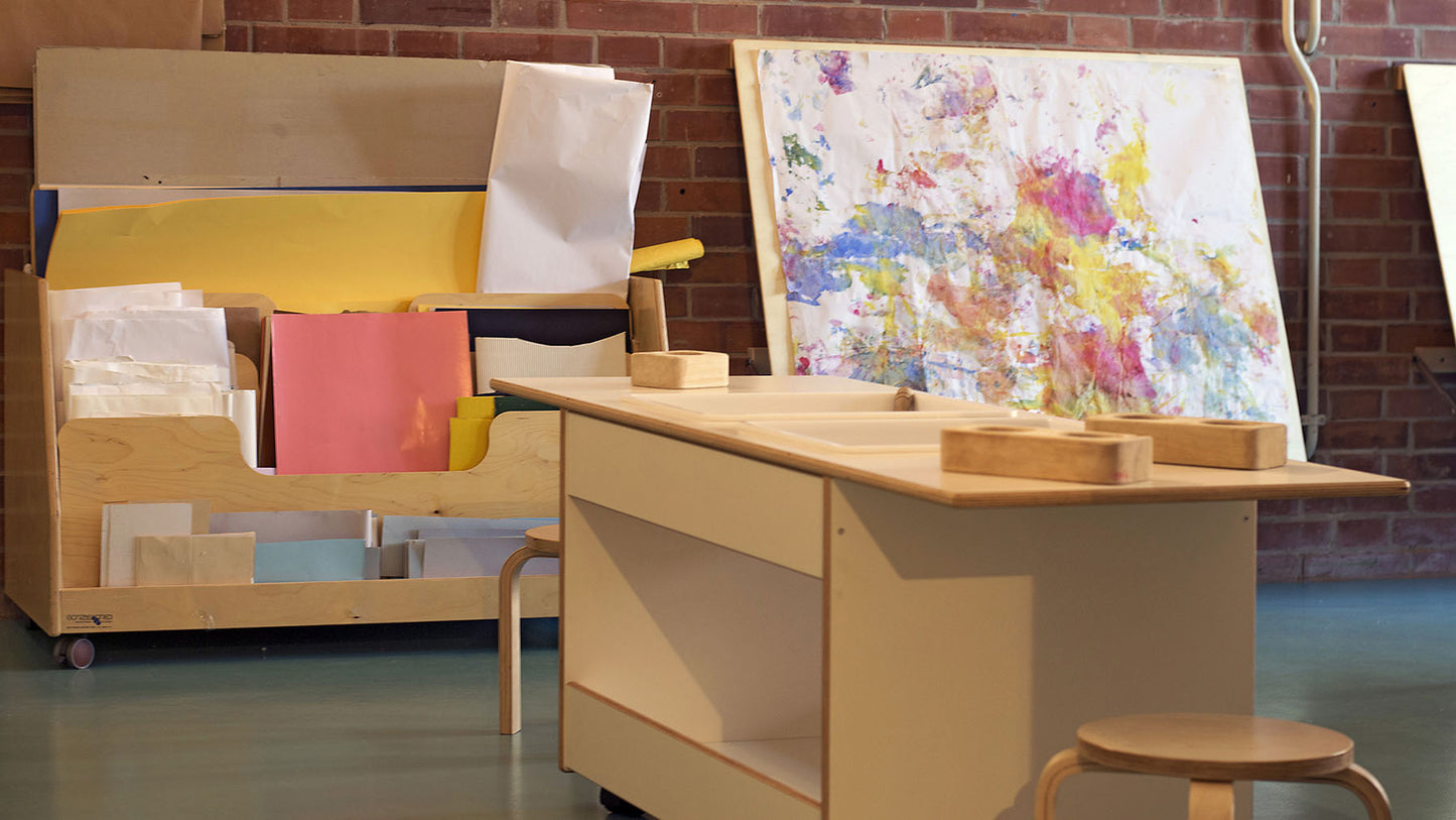 PENCILS AND PAPER ART TROLLEY (NL)