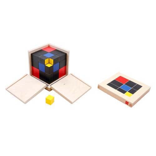 Montessori Arithmetic Algebraic Binomial Cube Trinomial Cube Wooden Toys  Mathematics Materials for Elementary Wooden Math Toys