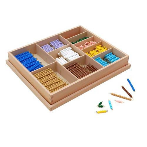 GonzagArredi Multiplication Bead Bar Layout Box (Decanomial) (NL)