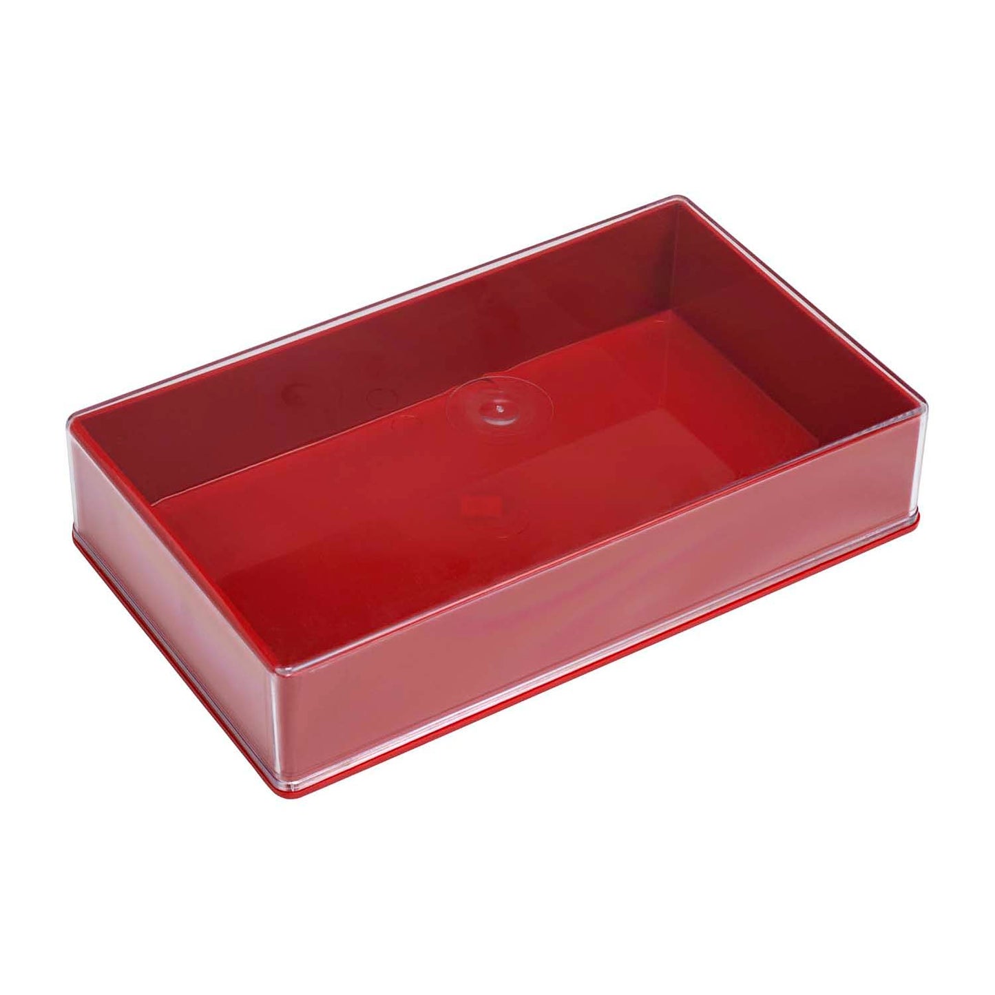 Red Plastic Box 17.5 x 10.1 x 3.4 cm (NL)