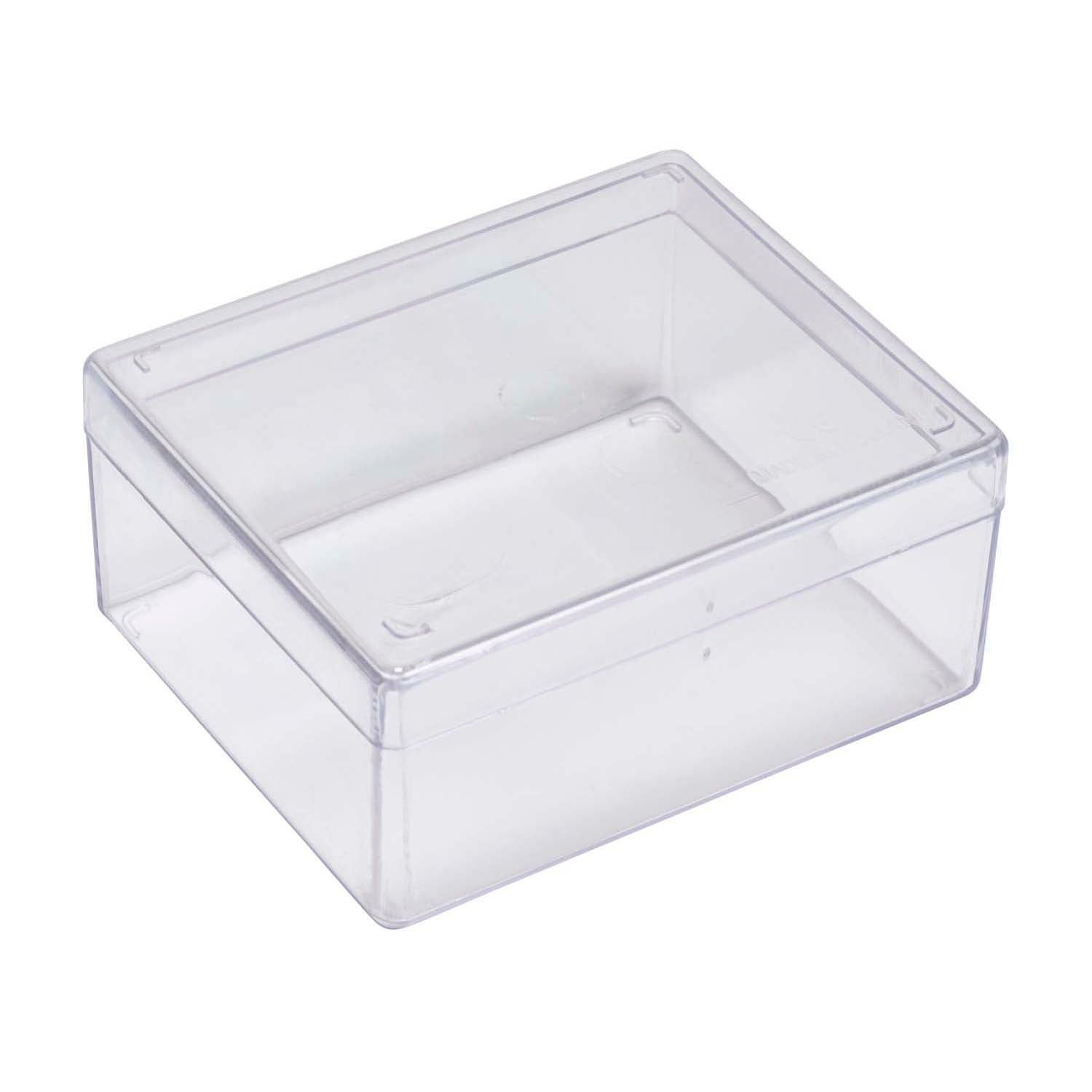 Clear Plexiglass Box with Hinged Lid - 10 x 10 x 10