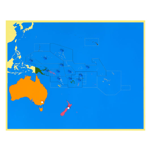 Nienhuis Puzzle Map Of Oceania (NL)