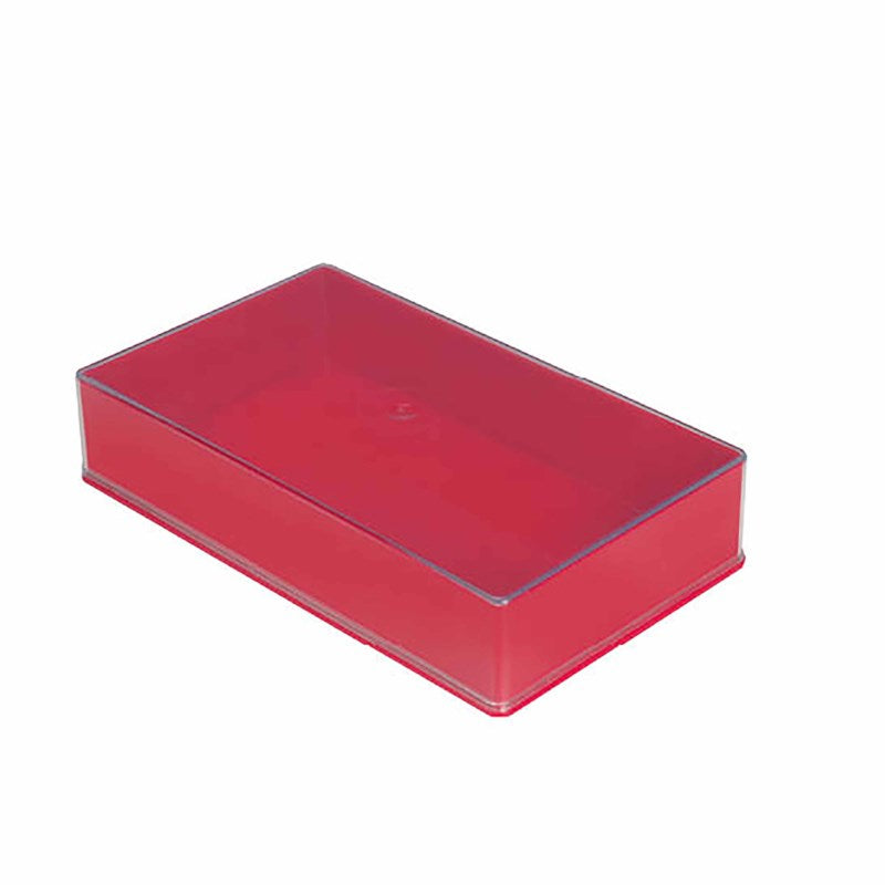 Red Plastic Box  17.5 x 10.1 x 3.4 cm (NL)