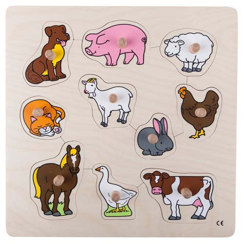 Knob puzzle - farm
