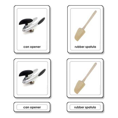 Nienhuis ETC Kitchen Utensils 3 Part Cards
