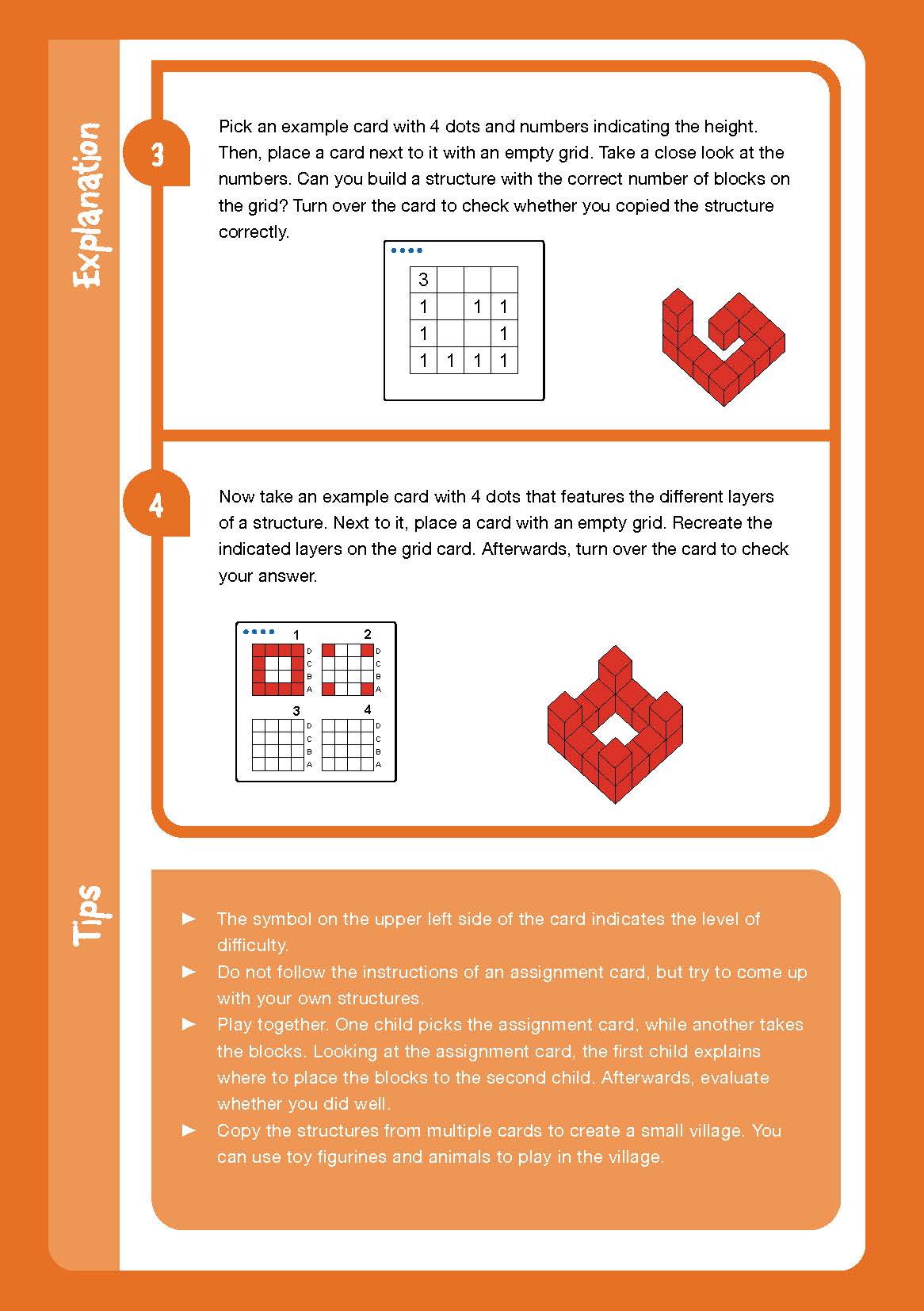 Mirror Spatial Building Activity: 2D image to 3D structure