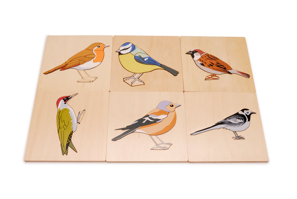 Montessori British Birds Puzzles