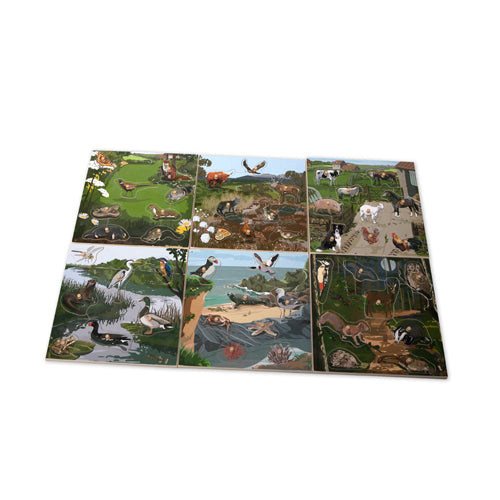 Montessori British Habitats Puzzles