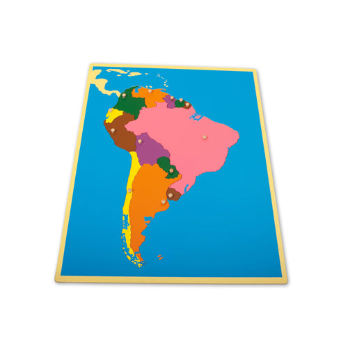 Montessori South America Puzzle Map