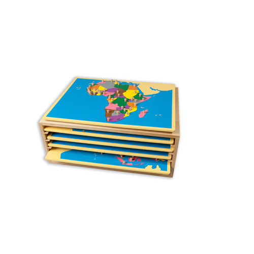 Small World and Continents Board Puzzle Set