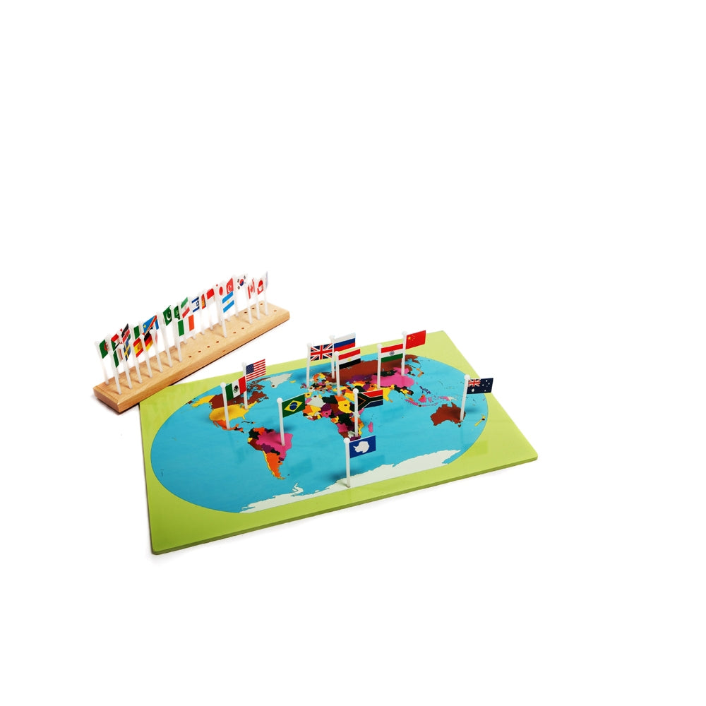 World Flags Map