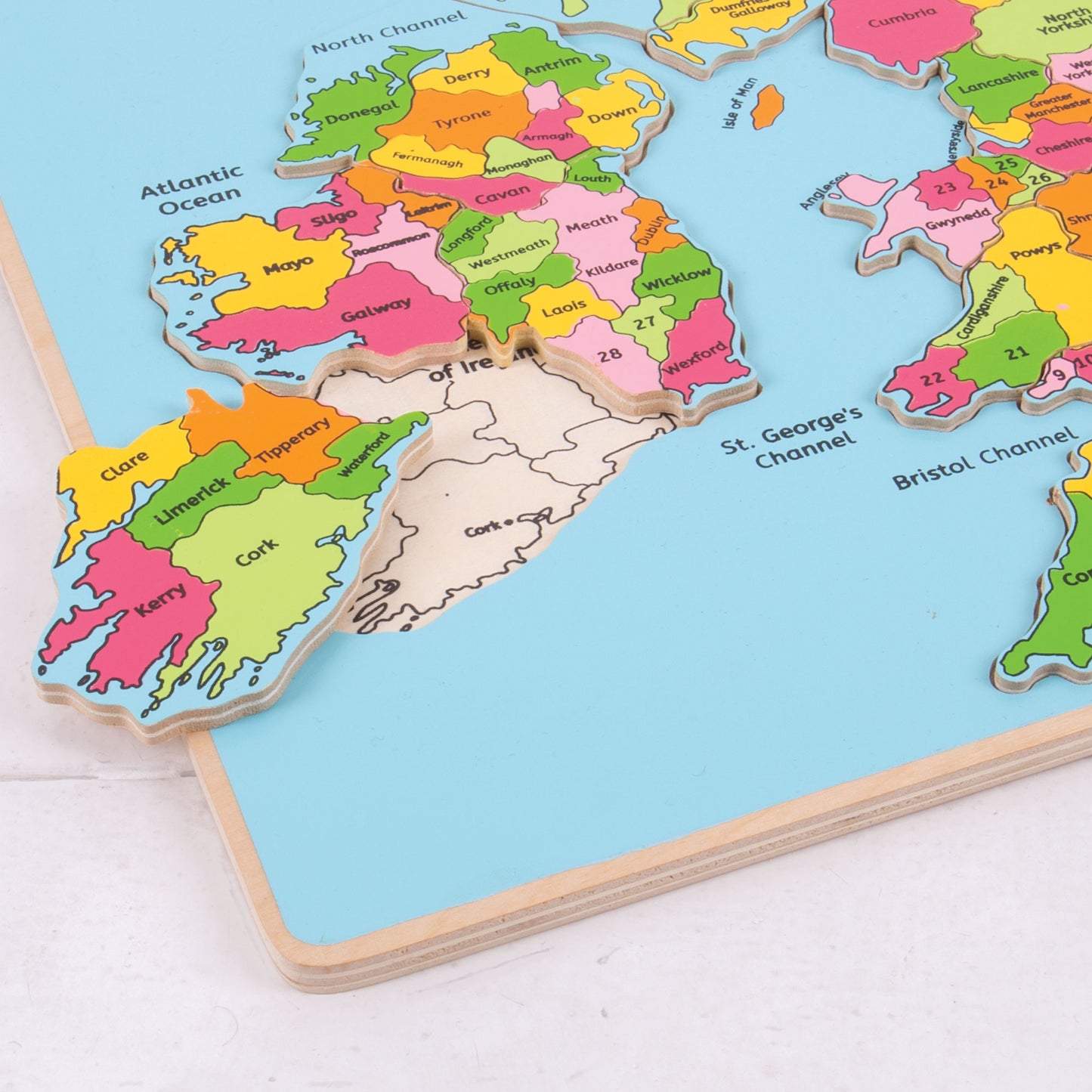 Discount British Isles Labelled Inset Puzzle