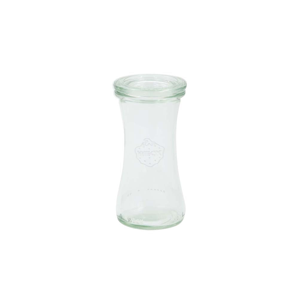 SET OF SIX 100ml Ergonomic Weck Jars. Model 757