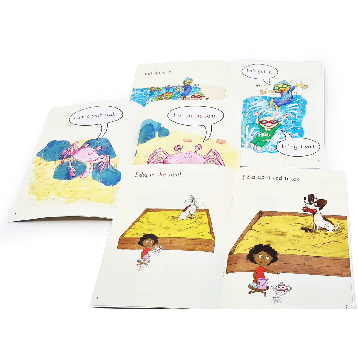 Pack Of 10 Phonic Ditty Book Bag Books