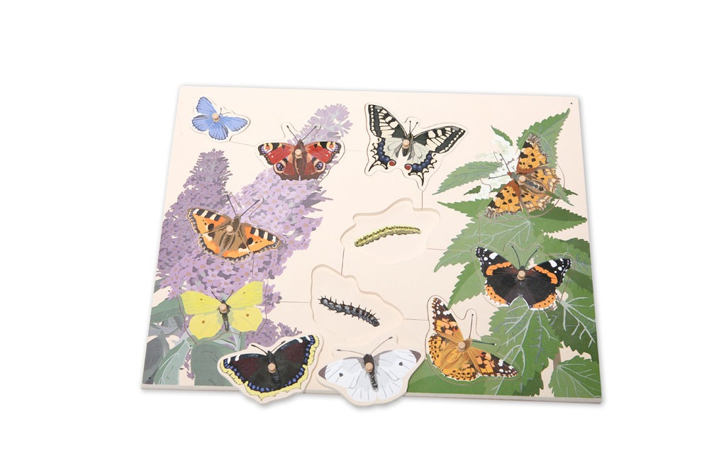 Native British Butterflies Board Puzzle