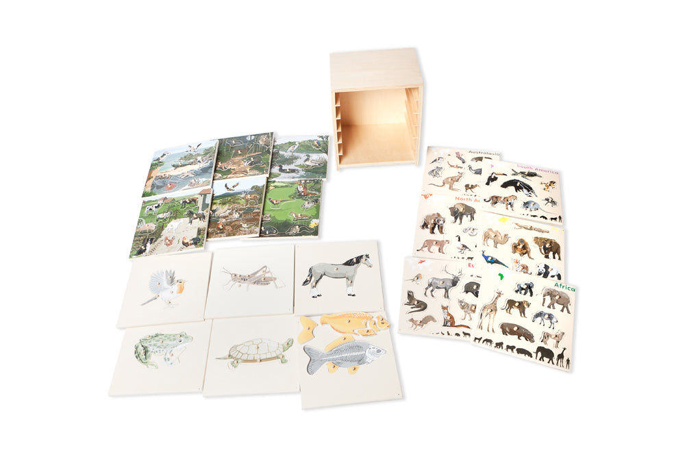 Animals of the Continents Puzzles by Amazing Child Montessori