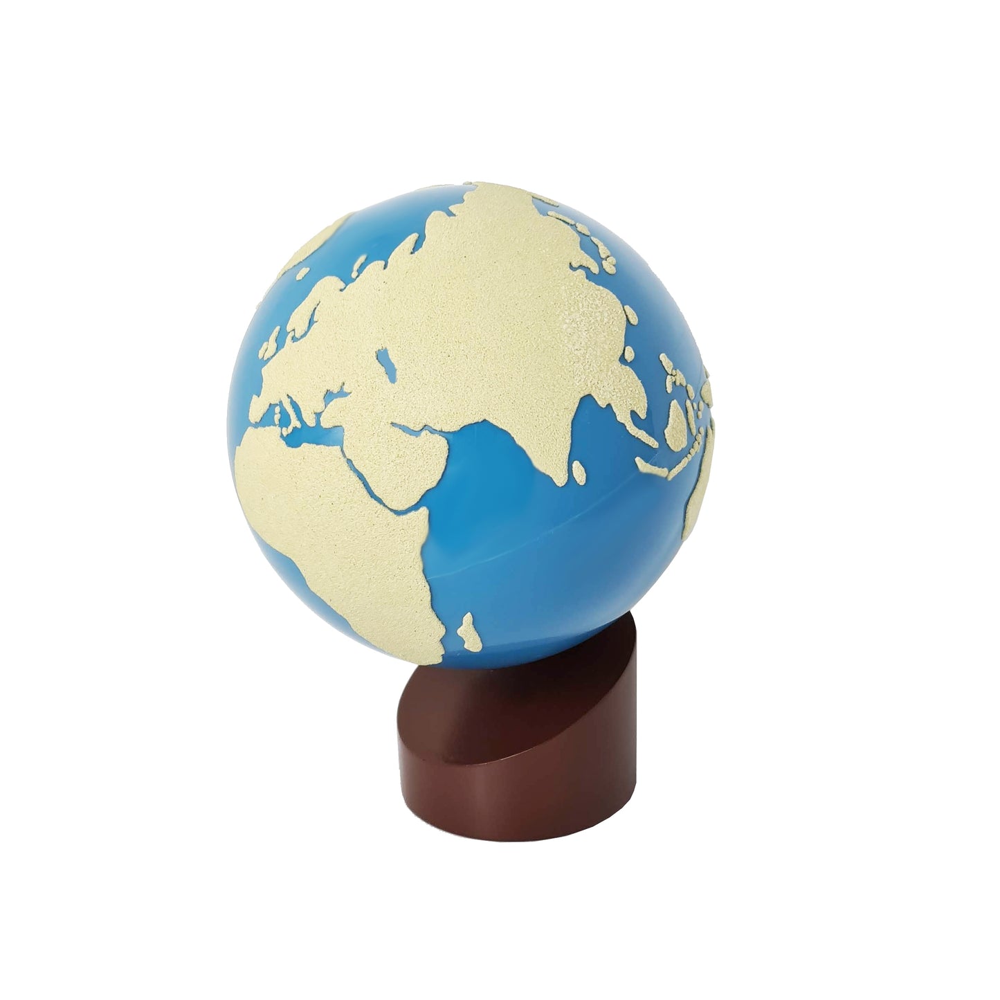 Sandpaper Globe of Land and Water