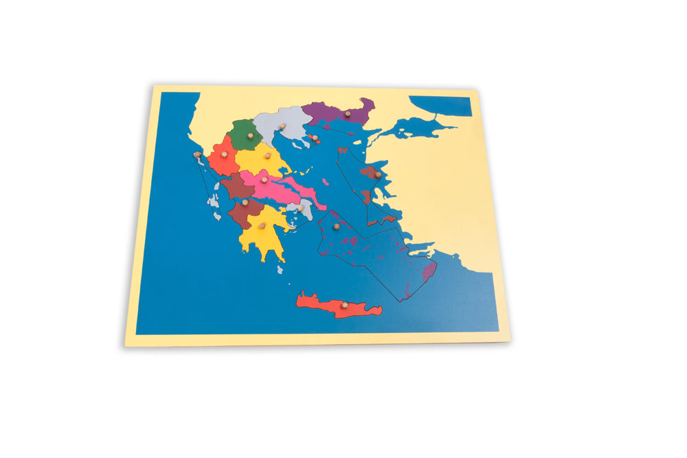 Greece Puzzle Map
