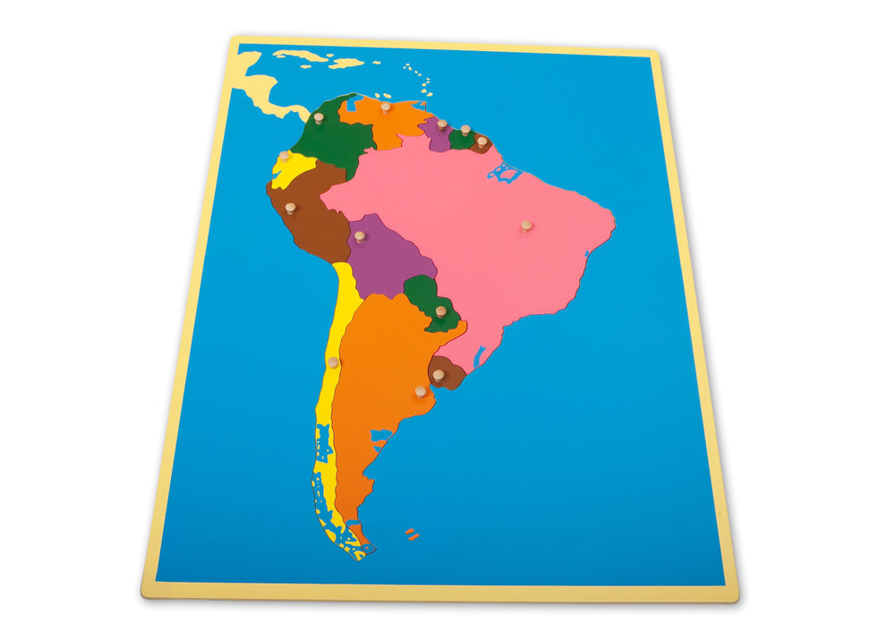 South America Puzzle Map