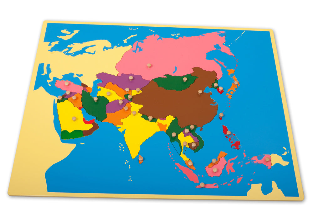 Asia Puzzle Map