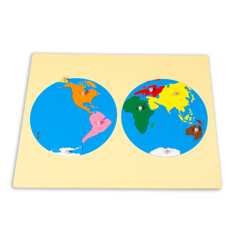 Small World and Continents Board Puzzle Set