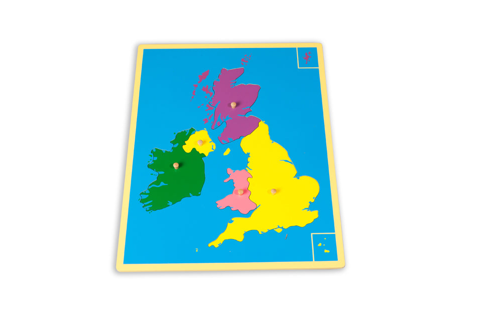 Small UK Board Puzzle Map