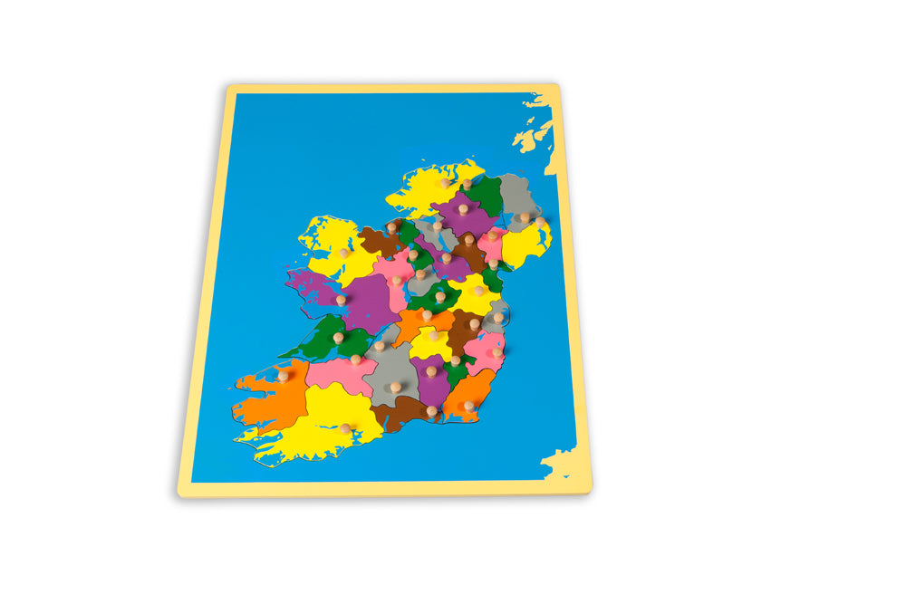 Small Ireland Board Puzzle Map