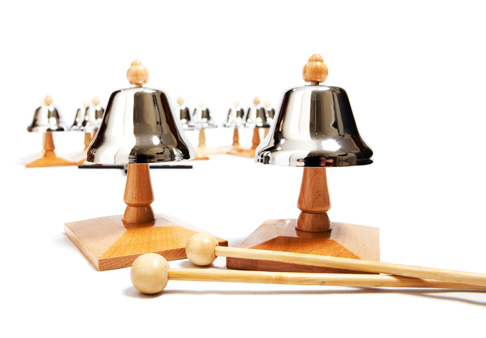 Sensorial Musical Bells Set: 8 pairs of bells