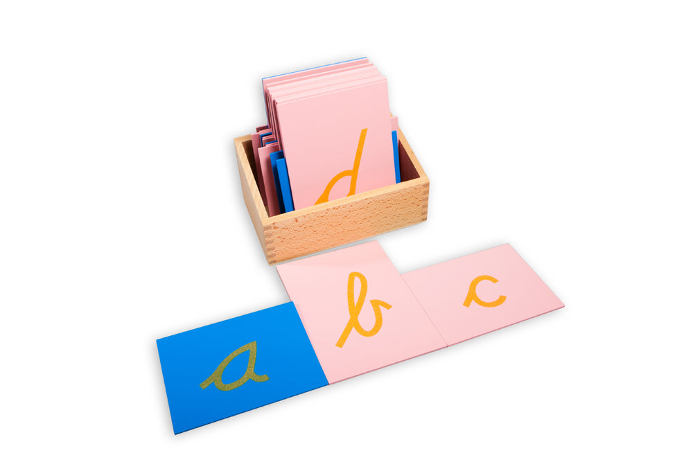 Replacement Sandpaper Letters - Lower Case Cursive