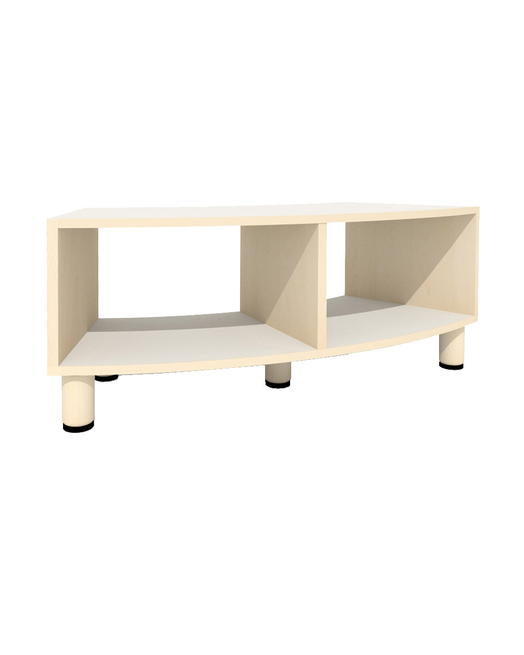 TODDLER 45° CURVED OPEN 1-LAYER CABINET 40cm H (NL)