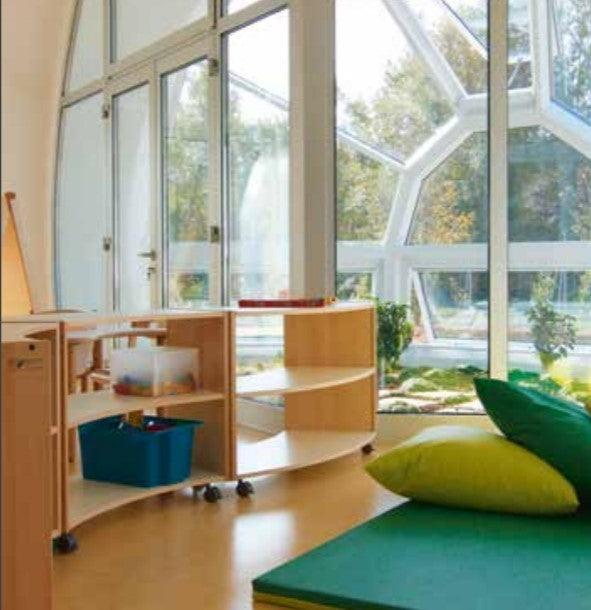 Curved Learning Area Furniture Set (NL)