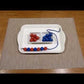 Transferring Dish with 2 Compartments