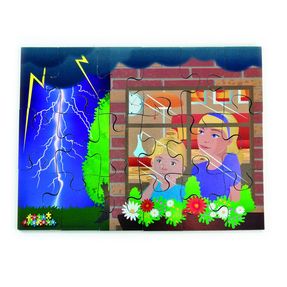 Set of 8 Weather Jigsaw Puzzles