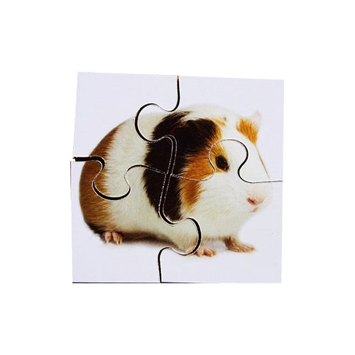 6 Animal Pets Simple Wooden Jigsaws