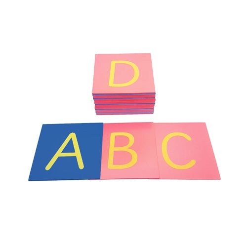 Sandpaper Capital Letters - Upper Case