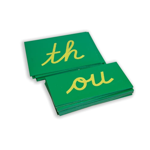 Montessori Double Sandpaper Letters Cursive